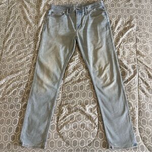 Old Navy Men’s Light Wash Jeans 32x32 Brushed Cotton Interior